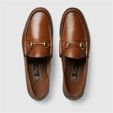 gucci classic bit loafer brown|gucci horsebit platform loafer.